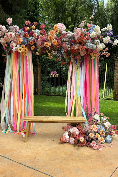 boda diseñada por Belladona floristas